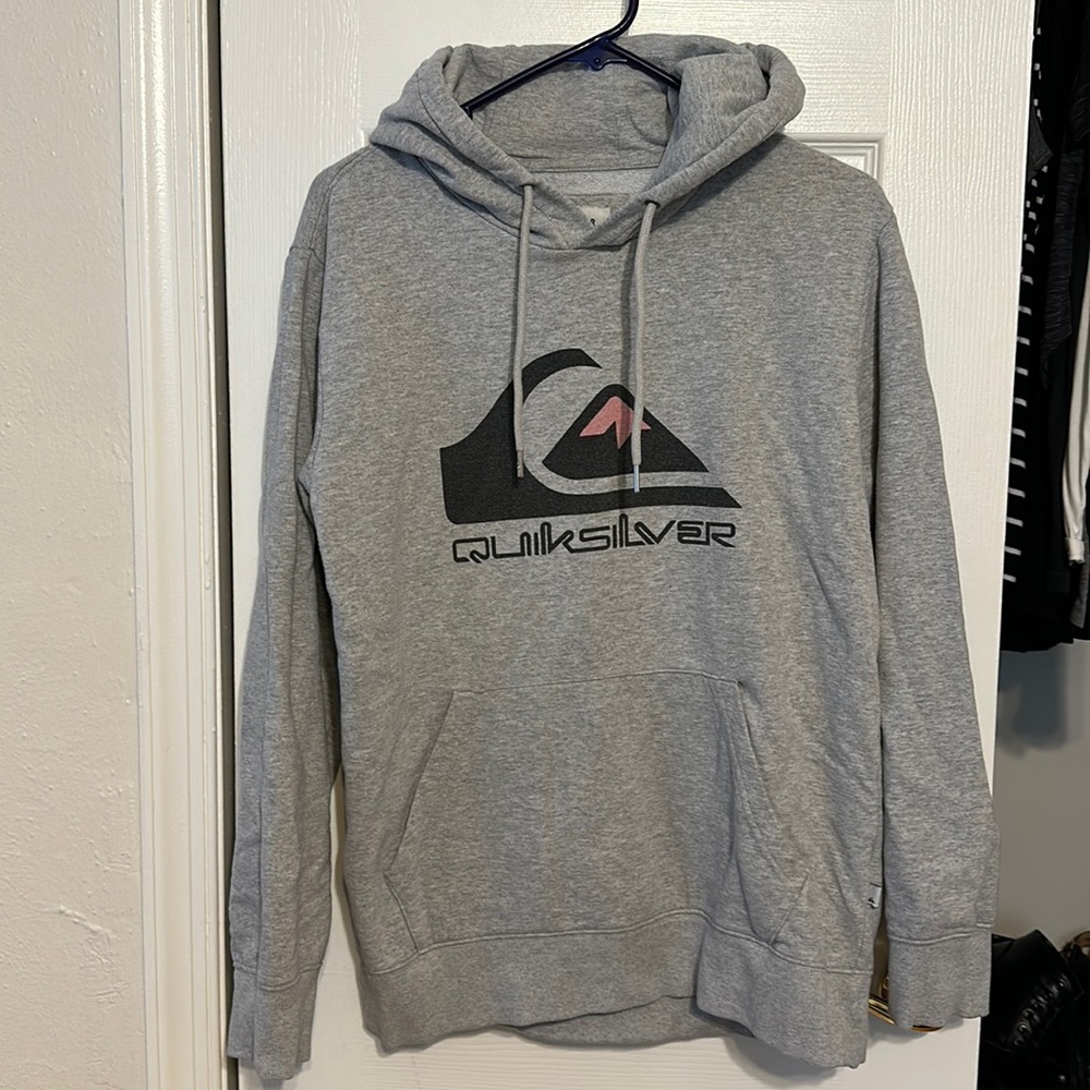 Quicksilver Gray Hoodie size M